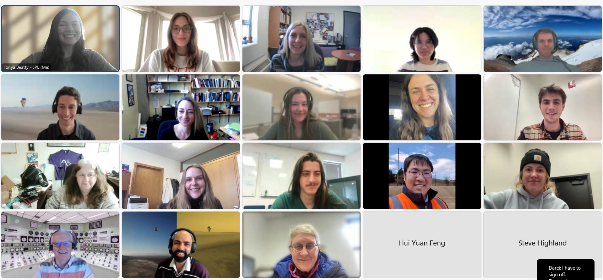 NEBP Speaker Series WebEx "Selfie"