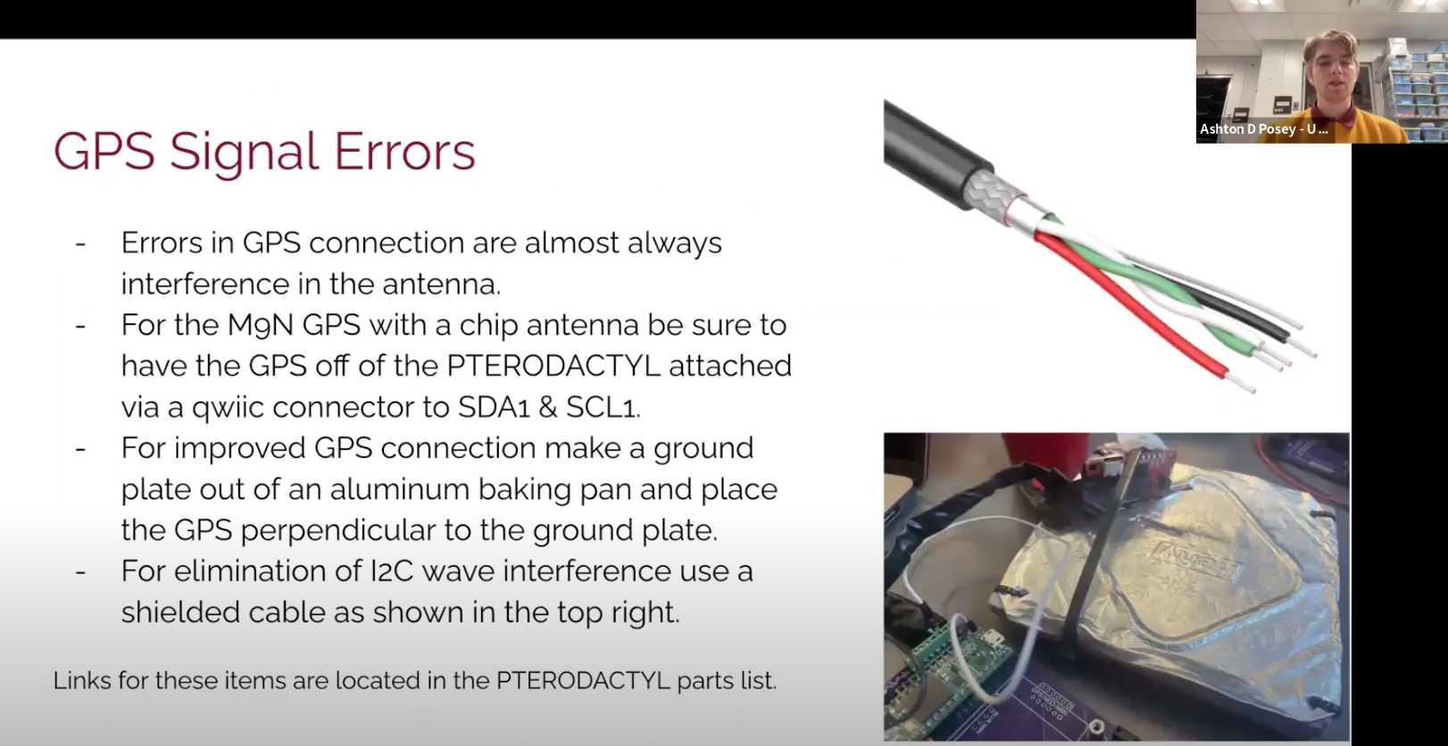 screenshot of tech session 1
