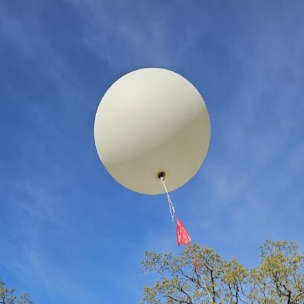 A balloon in the sky