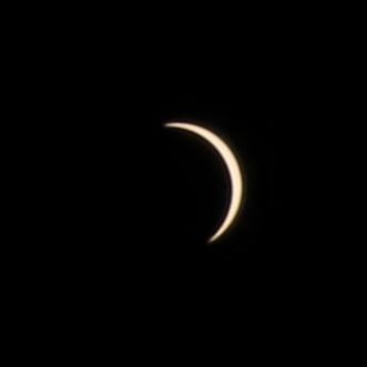 The moon elcipsing the sun